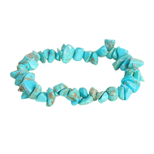 Blue Turqoise Chip Bracelets GEMROCKY-Bracelets-GEMROCKY