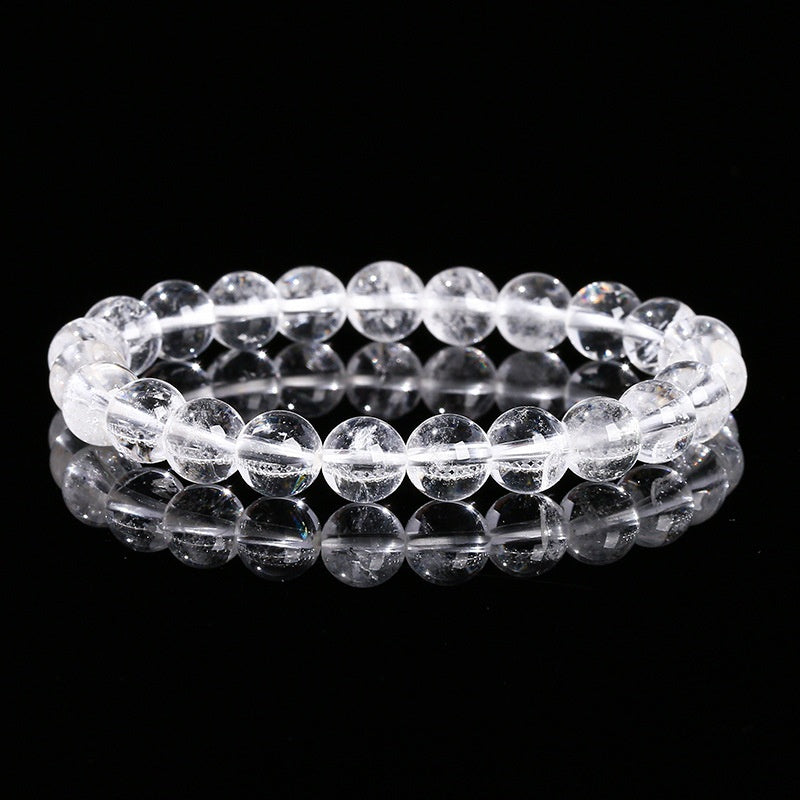 8mm Clear Quartz Bead Bracelets GEMROCKY-