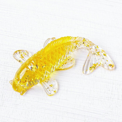 Crystal Chip Resin Carp Fish Cute Animal Ornaments GEMROCKY-Carvings-Citrine-GEMROCKY