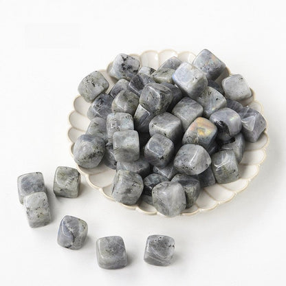 Crystal Cube Tumble Stones GEMROCKY-Tumbles-Labradorite1-GEMROCKY