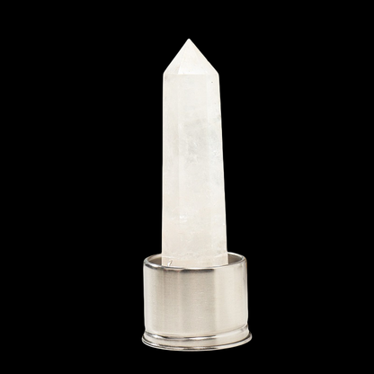 Crystal Point Tower Water Bottle Replacement Base GEMROCKY-Decoration-Clear Quartz-GEMROCKY