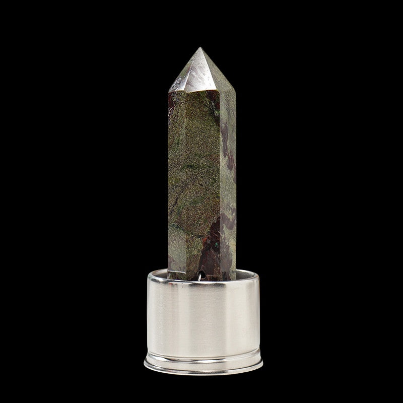 Crystal Point Tower Water Bottle Replacement Base GEMROCKY-Decoration-Dragon Blood Stone-GEMROCKY