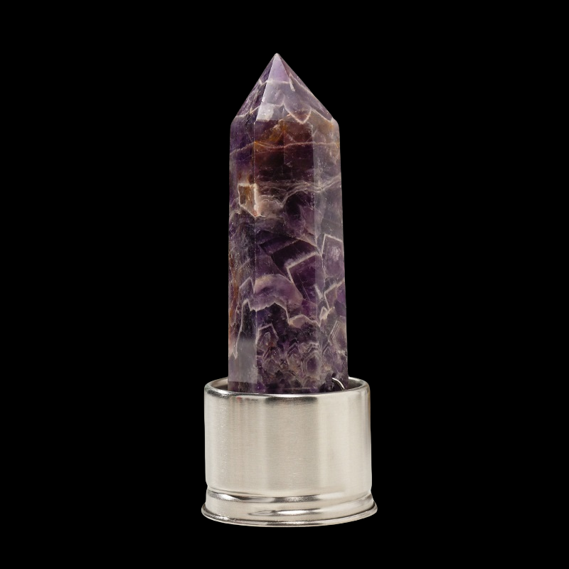 Crystal Point Tower Water Bottle Replacement Base GEMROCKY-Decoration-Dream Amethyst-GEMROCKY