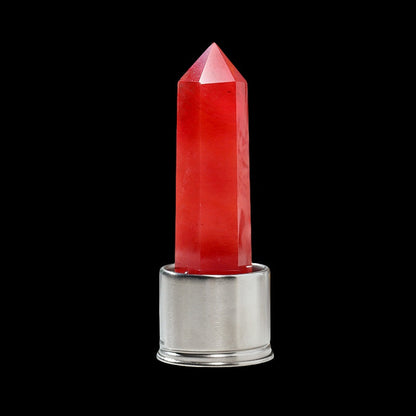 Crystal Point Tower Water Bottle Replacement Base GEMROCKY-Decoration-Red Melting Stone-GEMROCKY