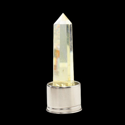 Crystal Point Tower Water Bottle Replacement Base GEMROCKY-Decoration-Yellow Melting Stone-GEMROCKY