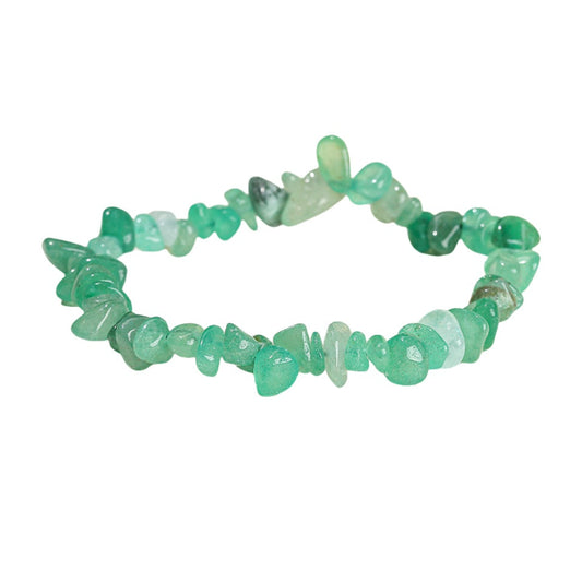 Green Aventurine Chip Bracelets GEMROCKY-Bracelets-GEMROCKY