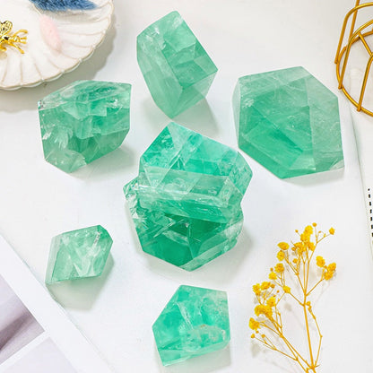 Lake Green Fluorite Random Cut Piece Decor Ornaments GEMROCKY-Decoration-60-100 gram-GEMROCKY