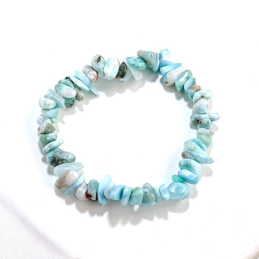 Larimar Chip Bracelets GEMROCKY-Bracelets-GEMROCKY