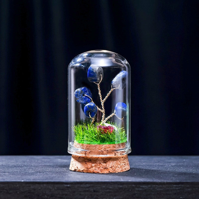 Micro Scene Mini Crystal Forest Decor Ornaments GEMROCKY-Decoration-Lapis Lazuli-GEMROCKY