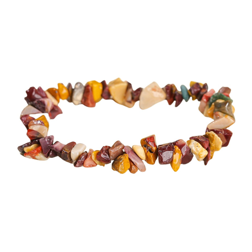 Mookaite Jasper Chip Bracelets GEMROCKY-Bracelets-GEMROCKY