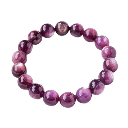 Natural Shiny Lepidolite Bead Bracelets GEMROCKY-Bracelets-9mm-GEMROCKY