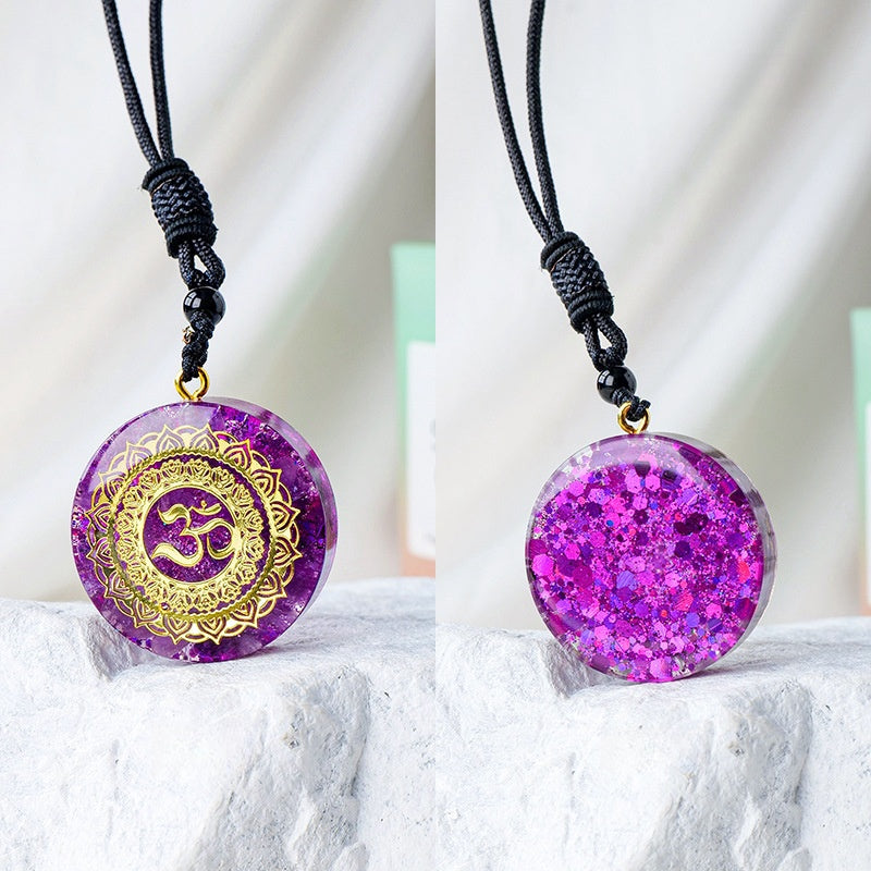 Orgone Resin Pendant Necklaces GEMROCKY-Jewelry-6-GEMROCKY