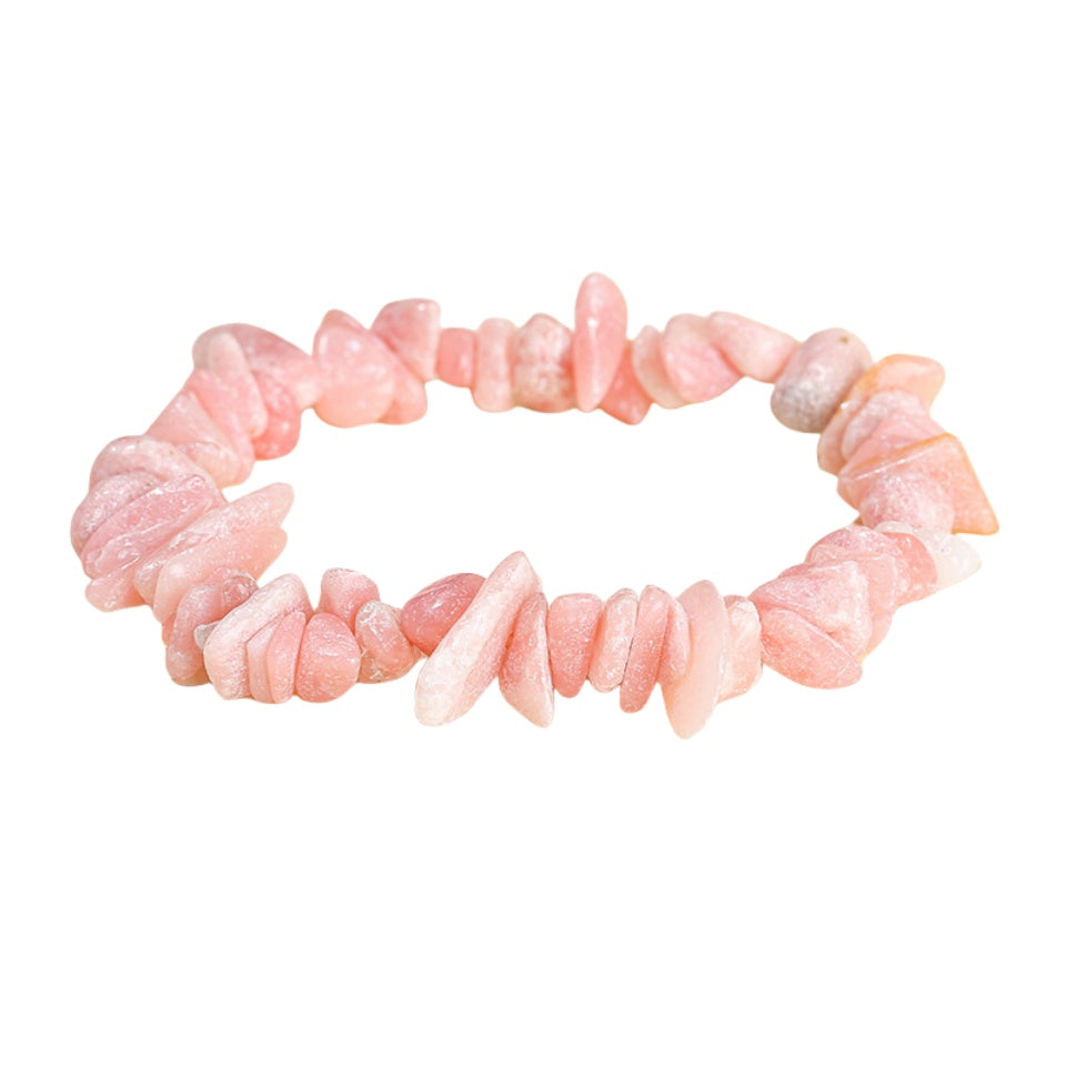 Pink Opal Chip Bracelets GEMROCKY-Bracelets-GEMROCKY