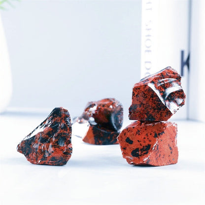 Red Obsidian Rough Stones GEMROCKY-Mineral Specimens-GEMROCKY