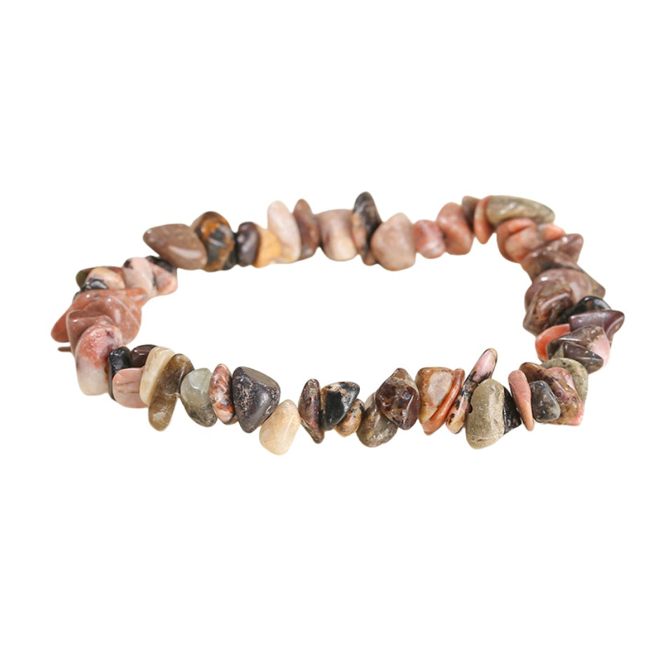 Rhodonite Chip Bracelets GEMROCKY-Bracelets-GEMROCKY