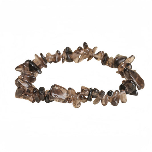 Smoky Quartz Chip Bracelets GEMROCKY-Bracelets-GEMROCKY