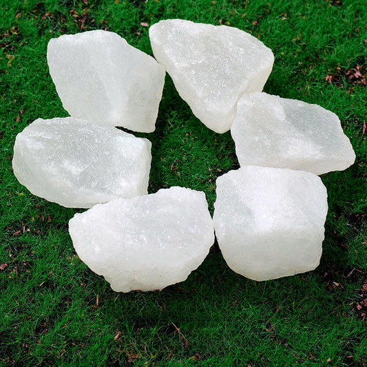 White Salt Stone Rough Stones GEMROCKY-